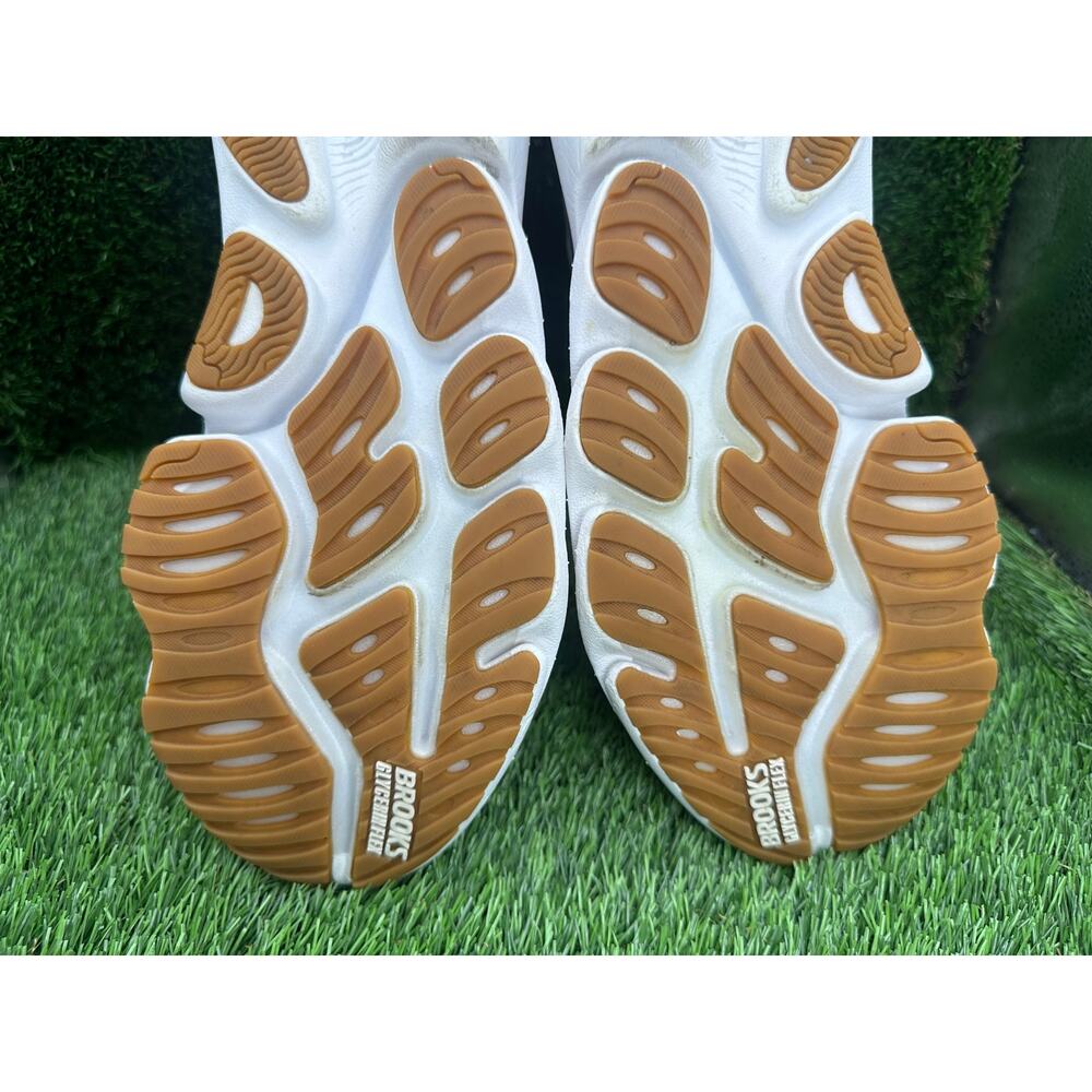 Brooks Glycerin Flex 1104781D187 Athletic Sneaker Men's 10.5D White Knit Jogging - Picture 11 of 12